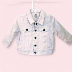 Baby Gap White Denim Jacket